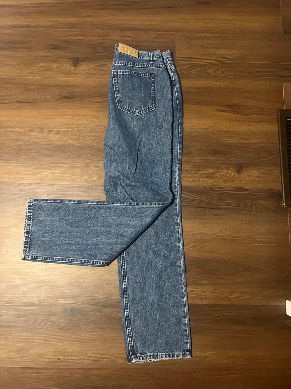 Riders by Lee Women's Straight Leg Blue Denim Jeans